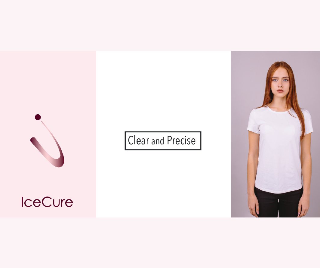 Ice Cure branding for medical company